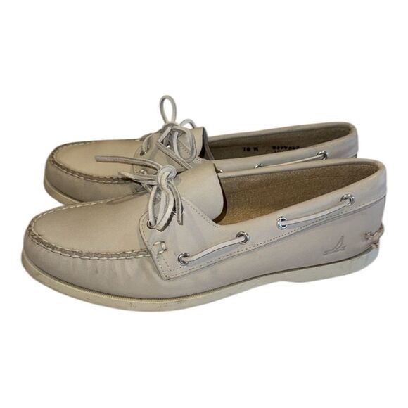Sperry Authentic Original Boat Shoe Cream Men’s Size 10 - Picture 1 of 9